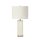 Tischlampe LEILA Wei&szlig; Porzellan H:65cm Bodenlampe