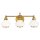 Badezimmerlampe LED G9 IP44 B: 61 cm Messing Weiß