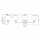 Badezimmerlampe LED G9 IP44 B: 61 cm Messing Weiß