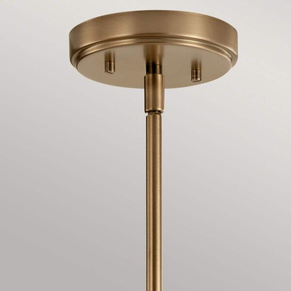 Pendelleuchte Metall Glas H: max. 148,4 cm 3-flammig