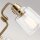 Pendelleuchte Metall Glas H: max. 148,4 cm 3-flammig