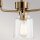 Pendelleuchte Metall Glas H: max. 148,4 cm 3-flammig