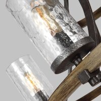 Kronleuchter Metall Glas E27 Ø 82,9 cm groß...