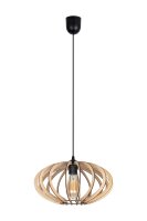 Dekorative Hängeleuchte Holz E27 Ø35 cm in...