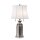 Stehlampe JOHA in Nickel Antik 69cm 2-flmg Lampe