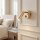 LED Wandstrahler mit Schalter Metall verstellbar Gold