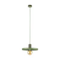 Grüne Pendelleuchte E27 Ø30 cm rund Vintage...