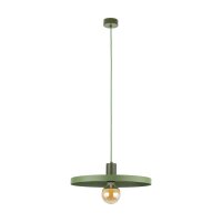 Grüne Hängelampe E27 Ø40 cm rund Vintage...