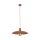 Runde Pendelleuchte Metall Ø41 cm E27 Loft Ziegelrot