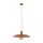 Runde Pendelleuchte Metall Ø41 cm E27 Loft Ziegelrot