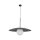Blendarme Pendelleuchte Schwarz Metall Glas E27 Ø65 cm