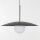 Blendarme Pendelleuchte Schwarz Metall Glas E27 Ø65 cm