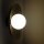 Blendarme Wandlampe Schwarz Metall Glas G9 Ø28 cm