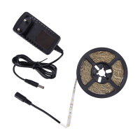 LED Streifen Netzstecker 5m 3000 K warmweiß...