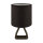Tischlampe Schwarz Stoff Keramik 27 cm klein E14