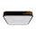LED Deckenlampe Schwarz Wei&szlig; Gold B: 42 cm 4200 K