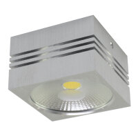 LED Spot Lampe Decke Aufputz Aluminium 10 cm breit