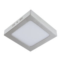 LED Deckenleuchte klein B: 17 cm Chrom matt Wei&szlig; 4000 K