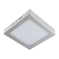 LED Deckenlampe klein B: 22,5 cm Chrom matt Wei&szlig; 4000 K