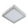 LED Deckenlampe eckig B: 30 cm Chrom Wei&szlig; 4000 K