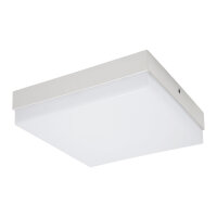 Weiße Deckenlampe LED B: 22 cm eckig 4000 K 2780 lm