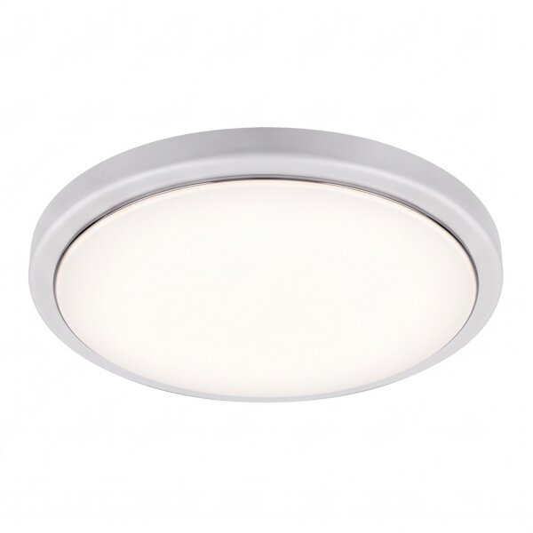 LED Badlampe Decke IP44 D: 26 cm rund Weiß 4100 K 1840 lm