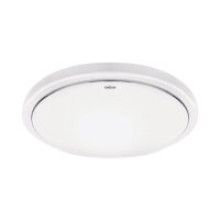 LED Badlampe Decke IP44 D: 26 cm rund Wei&szlig; 4100 K 1840 lm