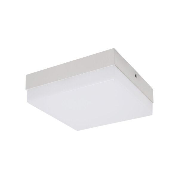 LED Deckenlampe klein B: 18 cm quadratisch 4000 K 2040 lm Weiß