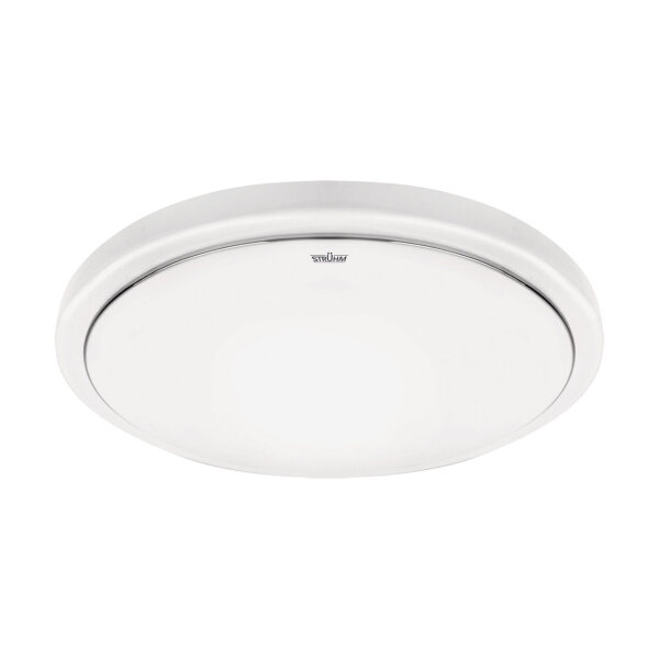 LED Badleuchte mit Bewegungsmelder IP44 rund Ø 33 cm Weiß
