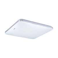 Weiße Deckenlampe LED IP44 28 cm breit 4000 K Bad