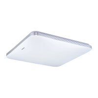 LED Badezimmerlampe Decke B: 33 cm IP44 Wei&szlig; 4200 K