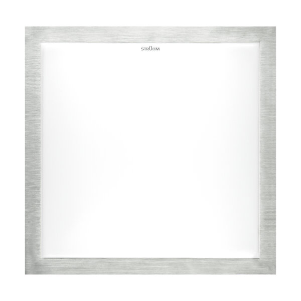LED Deckenlampe Badezimmer B: 37 cm IP44 4000 K Silber Weiß