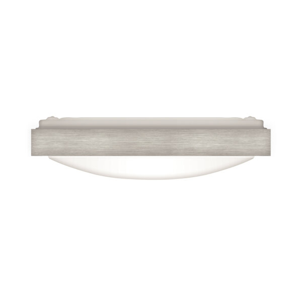 LED Deckenlampe Badezimmer B: 37 cm IP44 4000 K Silber Weiß