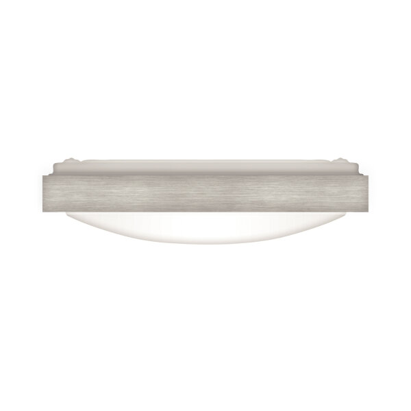 LED Badezimmerleuchte IP44 B: 27 cm in Silber Weiß 4000 K Decke