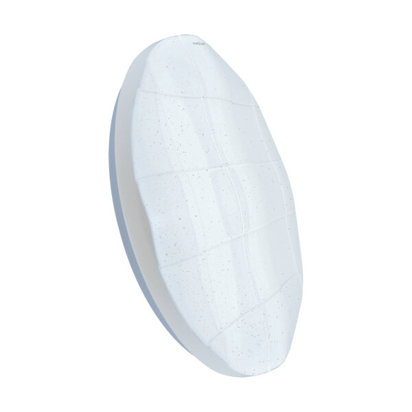 LED Deckenlampe IP44 rund Ø 48 cm Weiß Sternenhimmel