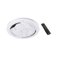 LED Deckenleuchte mit Fernbedienung rund D: 39 cm IP44