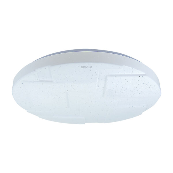 LED Deckenlampe rund Ø 49 cm IP44 Weiß 3900 K Sternenhimmel