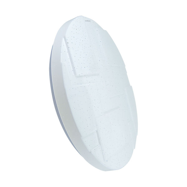 LED Deckenlampe rund Ø 49 cm IP44 Weiß 3900 K Sternenhimmel