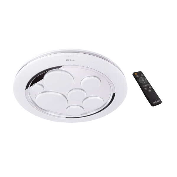 LED Deckenlampe IP44 rund D: 49 cm Fernbedienung