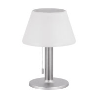Solar Tischleuchte Tragbar Akku LED IP44 28 cm hoch...