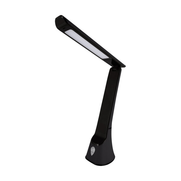 LED Schreibtischlampe Schwarz 29,5 cm Farbwechsel Dimmer