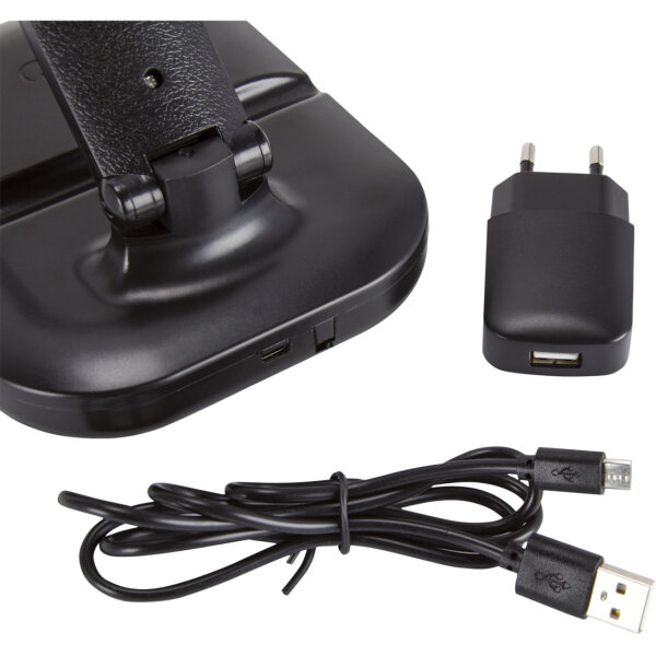 LED Schreibtischlampe Touch Dimmer Farbwechsel 32,3 cm Schwarz