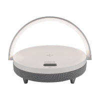 LED Tischlampe mit Lautsprecher Touch Dimmer D: 18 cm Akku