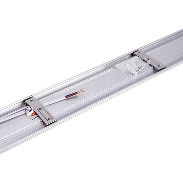LED Deckenlampe Weiß IP42 30 cm länglich 4000 K