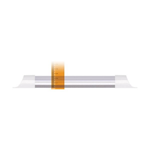 LED Deckenlampe Weiß IP42 30 cm länglich 4000 K