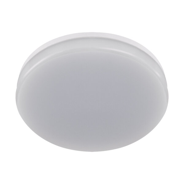 LED Deckenlampe IP55 klein D: 22 cm Weiß außen Feuchtraum