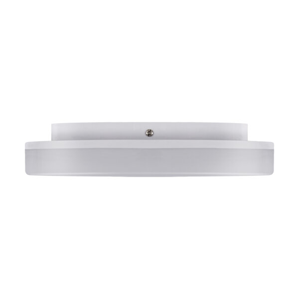 LED Deckenlampe IP55 klein D: 22 cm Weiß außen Feuchtraum