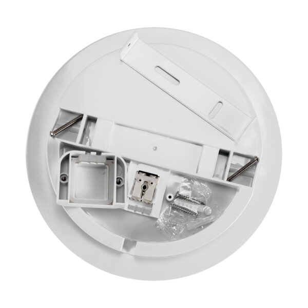 LED Deckenlampe IP55 klein D: 22 cm Weiß außen Feuchtraum