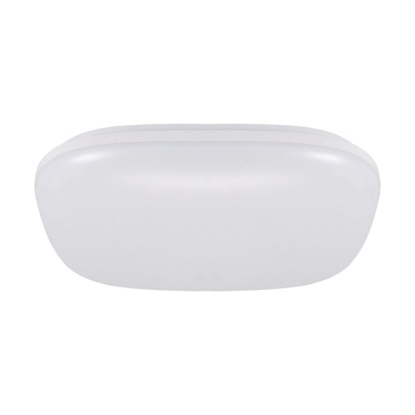 LED Deckenlampe IP65 Weiß 28 cm breit außen Feuchtraum