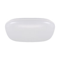 LED Deckenlampe IP65 Wei&szlig; 28 cm breit au&szlig;en Feuchtraum